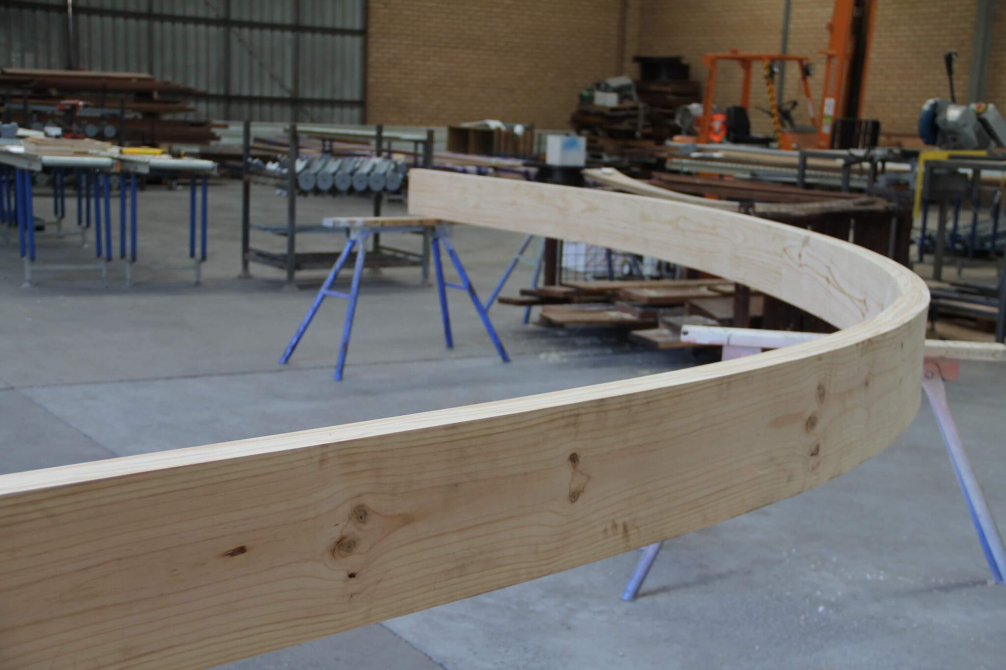 Curved Treated Pine Glulam Pergola Beam Curvwood