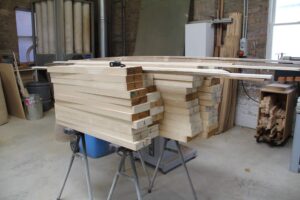 Accoya timber machined ready to start the glulam process