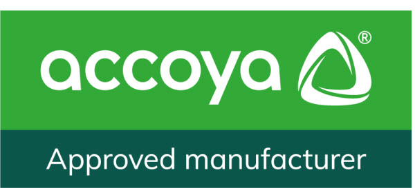 Approved manufacturer Accoya logo